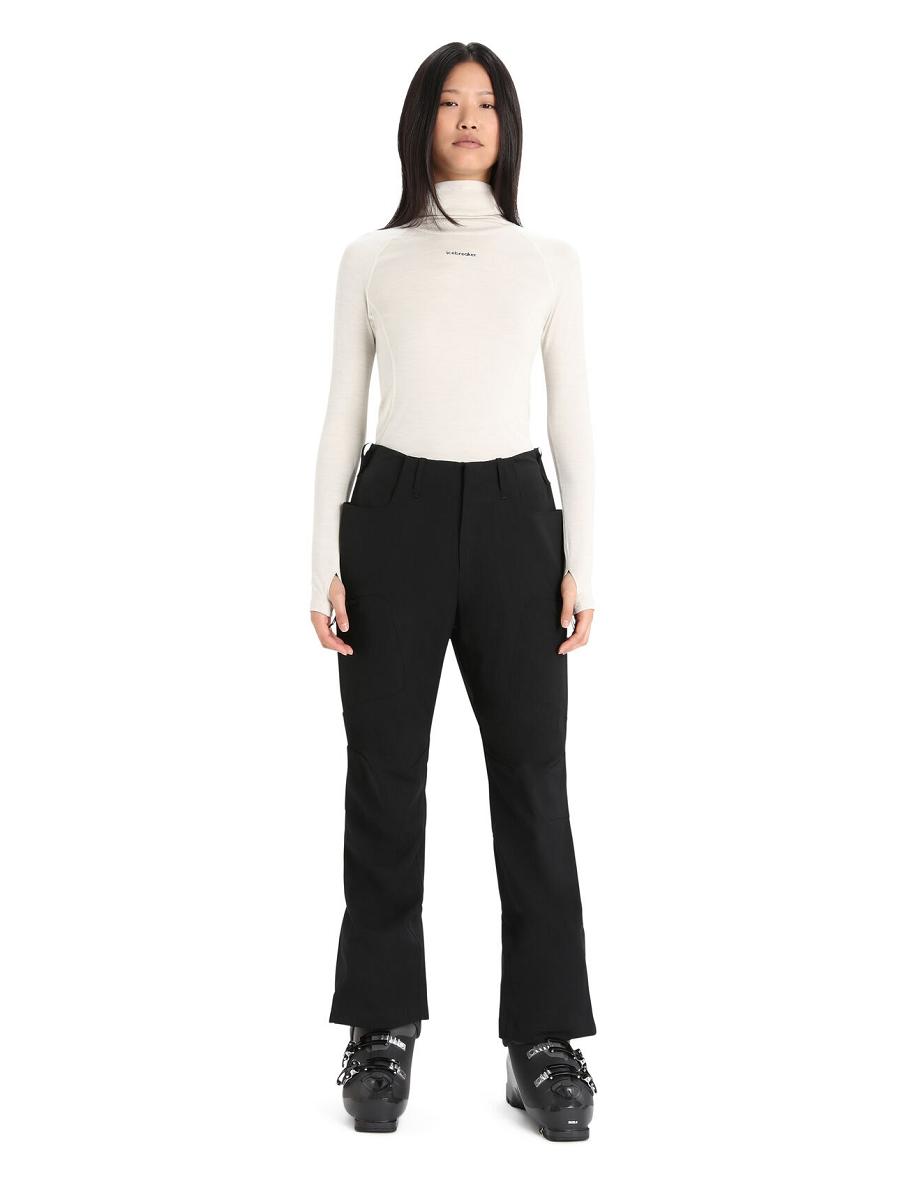 Pantalon Icebreaker Shell+™ Merino Femme Noir | FR 1513AHKP